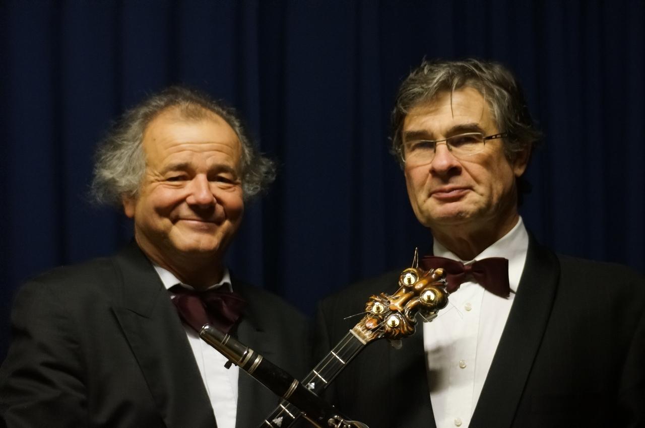 Традиционный джаз. Трио Бернарда Швентера и Мишель Вебер (кларнет, Швейцария)